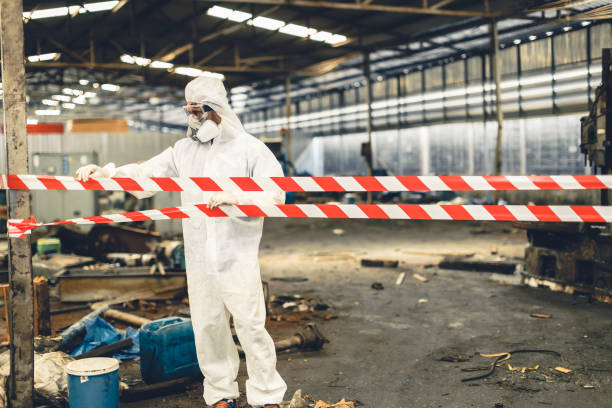 Professional Biohazard technician working in Oostburg, WI